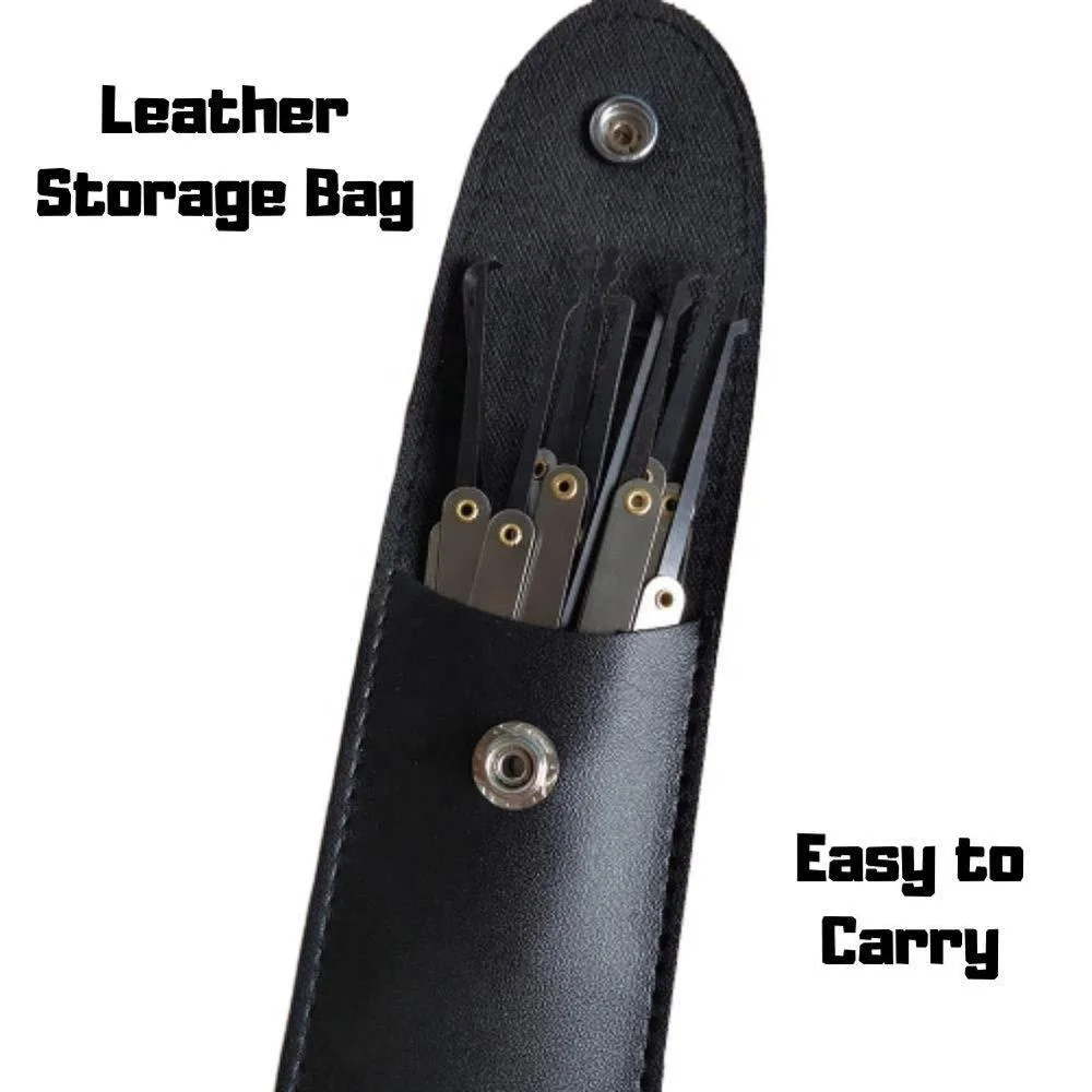 Оптовая продажа 18 шт. слесарные принадлежности замка отмычки Инструменты замком