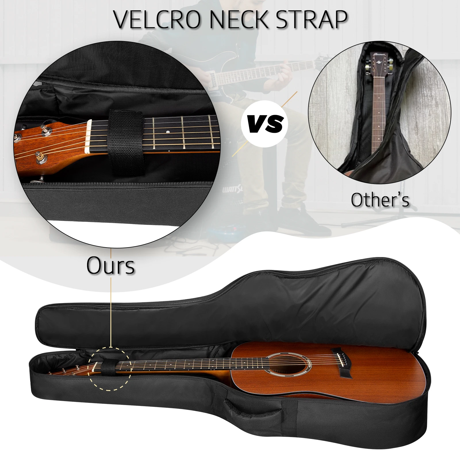 Wholesale Guitar / Bass Gig Bag Gibson Guitar Instrument Bag Case OEM