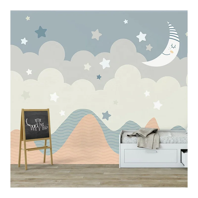 3D Mural Wallpaper for Girls Kids Room Decoration Japanese Mural 3D Wall Paper 3D Sea Wall Murals