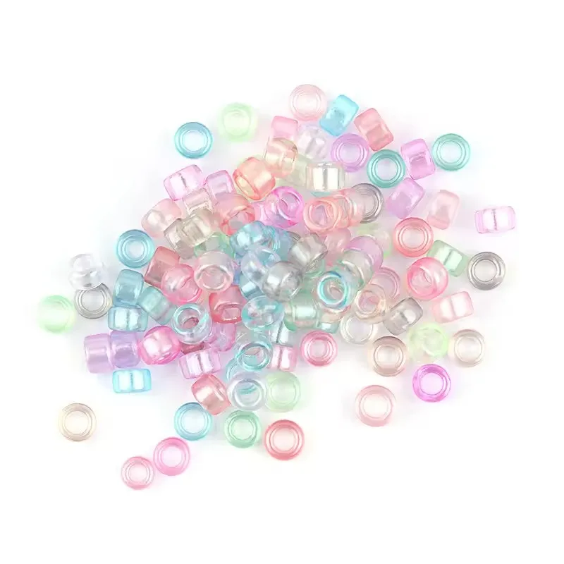 Glass Beads Embroidery Transparent Color 3d Bead Embroidery Loose Beads For Clothing Making