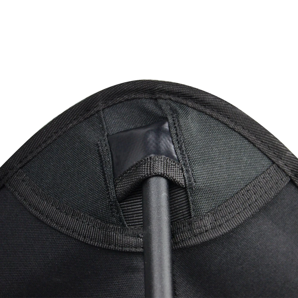 Factory Outdoor Portable Camping Chair 900D Oxford Cloth Travel Moon Chair with Pocket Design