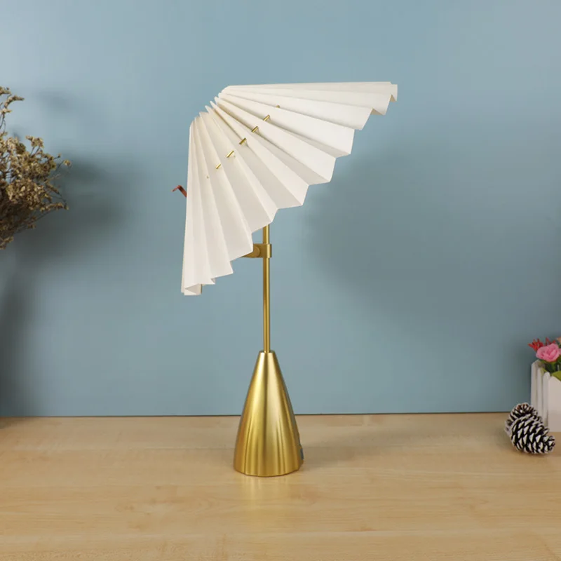 
new nordic usb wireless led lotus light waterproof eco-friendly lampshade unique magnificent design bedside lamp table lamp 