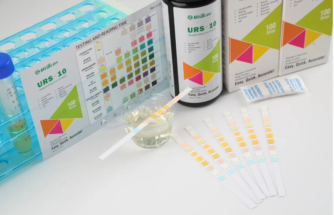 medicon urinalysis  urine test strips for diabetic OEM/ODM  Tiras de prueba