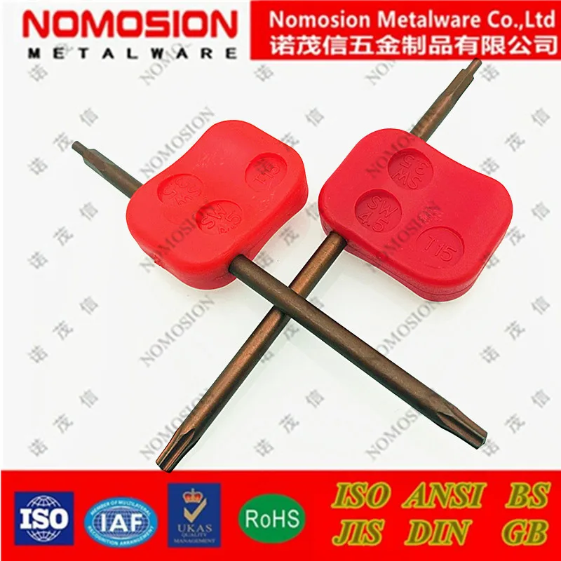 China manufacturer of CNC tool  accessories Double purpose hexagonal wrench T15