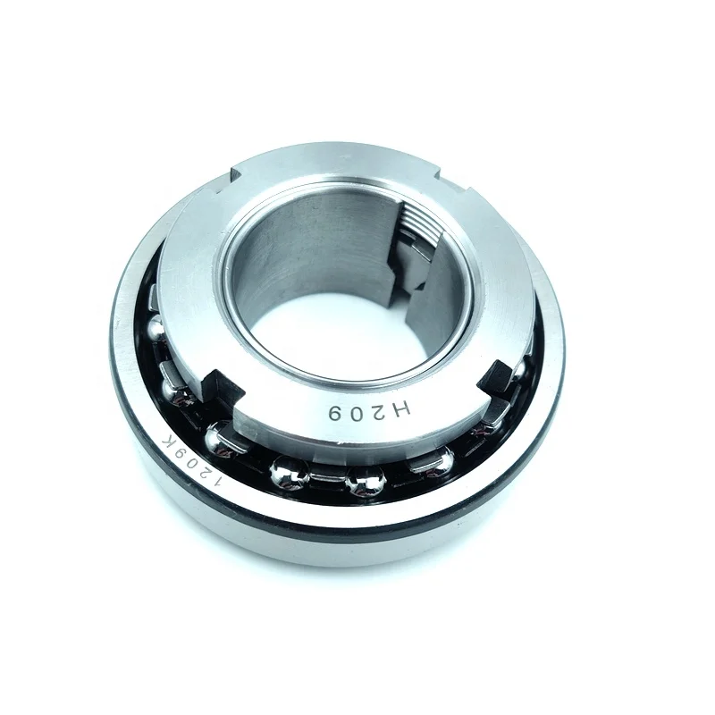 CHIK oem chrome steel 11208 Self-aligning ball bearing 1209k+H209 for Plastic machinery 45*85*19mm