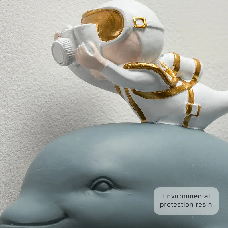 Cartoon Marine life resin sculptures wall decoration for livingroom Children room