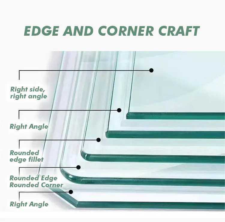 Transparent glass, various glass specifications, customized by glass factory