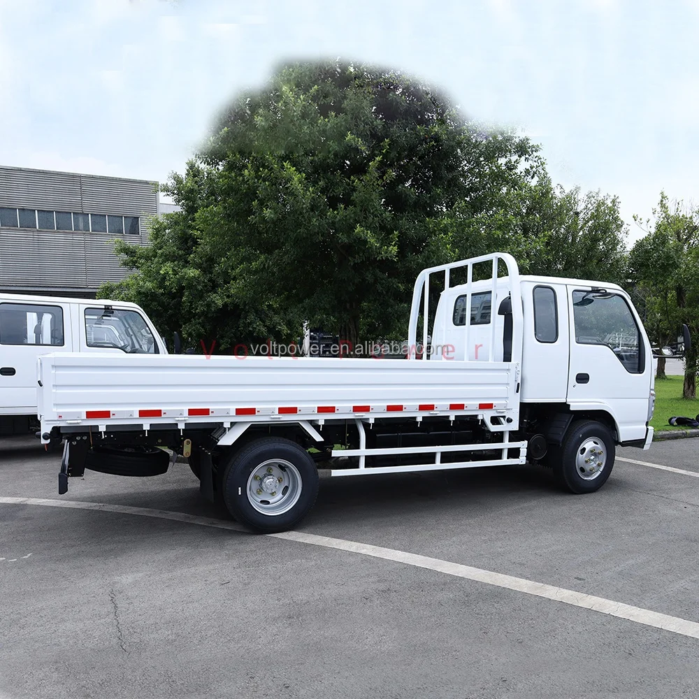 ISUZU 100P 130HP 4x2 Diesel Cargo Truck Manual Transmission Fast Gear Box Euro 5 Emission Standard New Condition Left Van