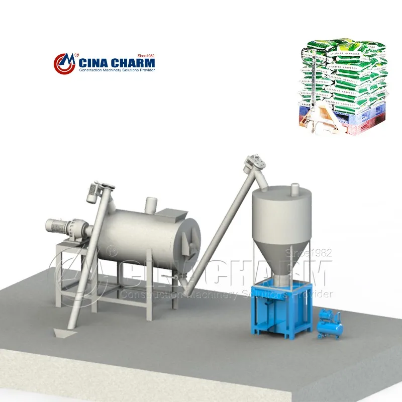 High Quality 5T/H dry mix mortar mixer Tile Adhesive Glue Bond 5tph Dry Mortar Production Line dry mix machines for sale