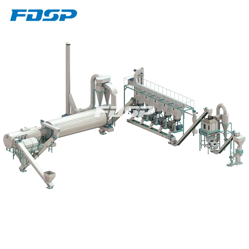 Hot Selling Palm waste biomass production line with granulator