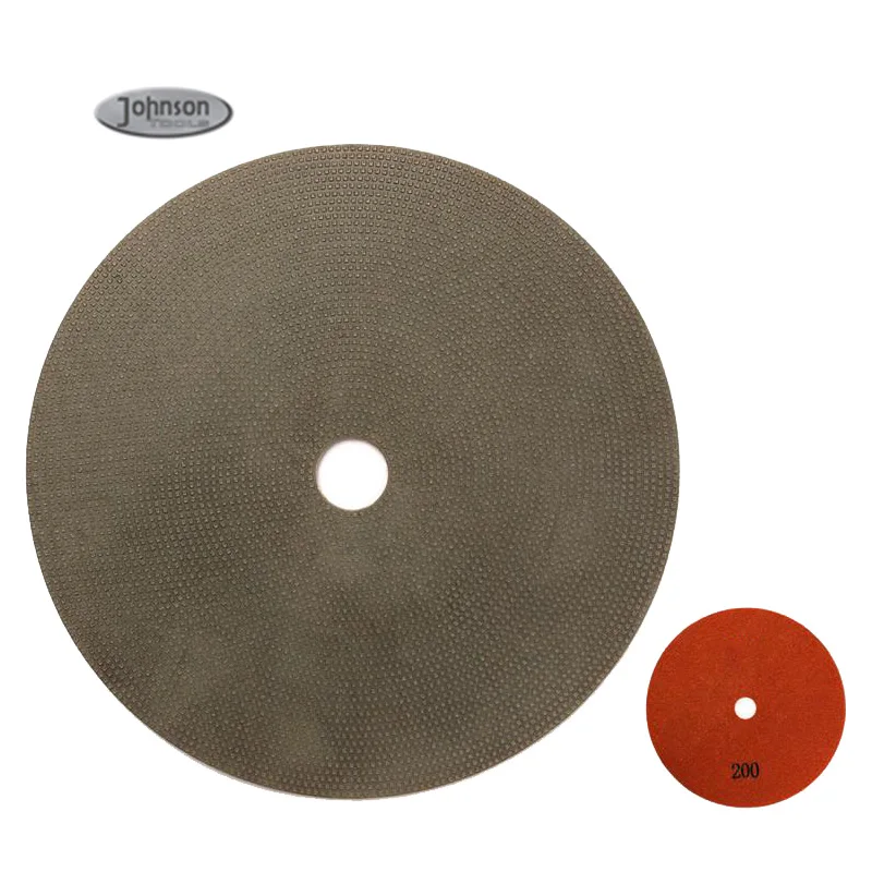 Premium 7' Metal Bond Electroplated Granite Grinding Diamond Metal Bond Polishing Pads For Granite Marble