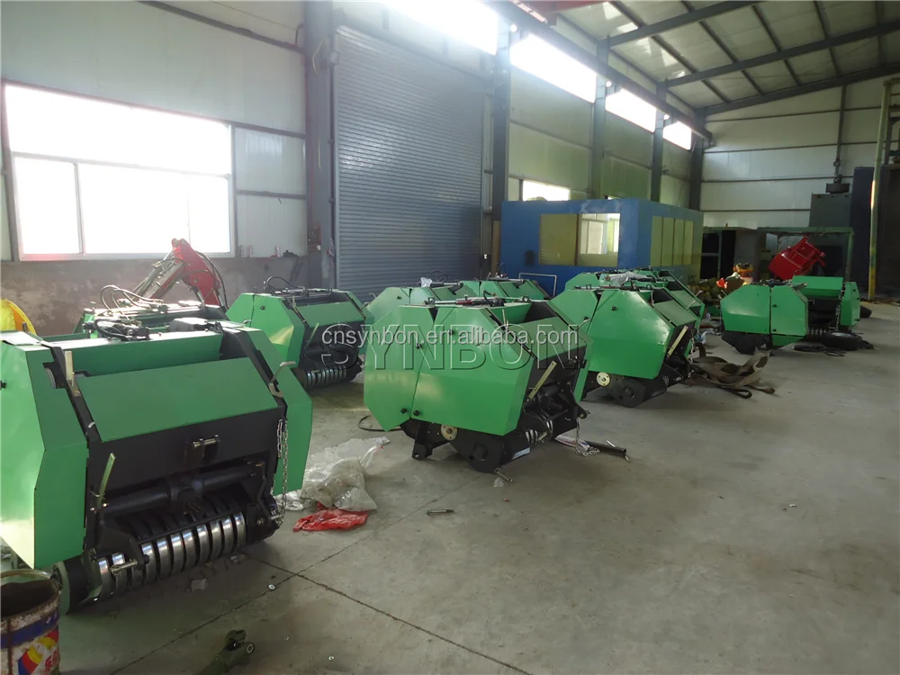 SYNBON Agriculture Machinery Tractor Three-Point Suspension Rear Mini Round Baler Hay  Straw Bundle