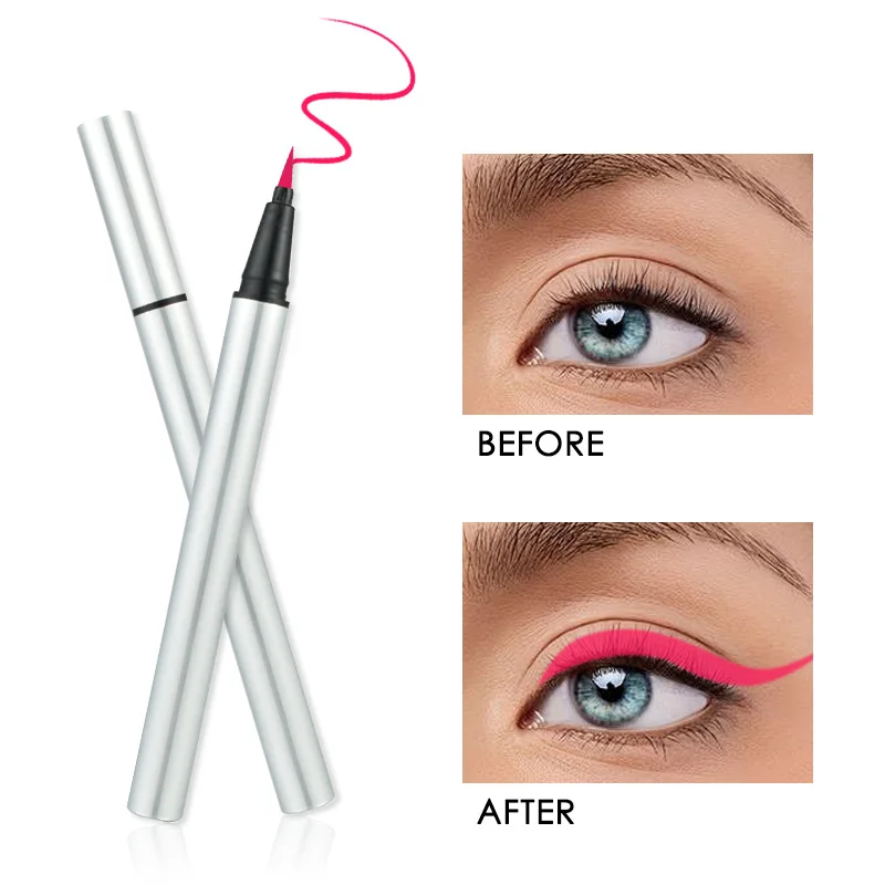Black Eye Liner Pen Makeup Waterproof Magnetic Eyeliner Stencil Pen Private Label Liquid Eyeliner