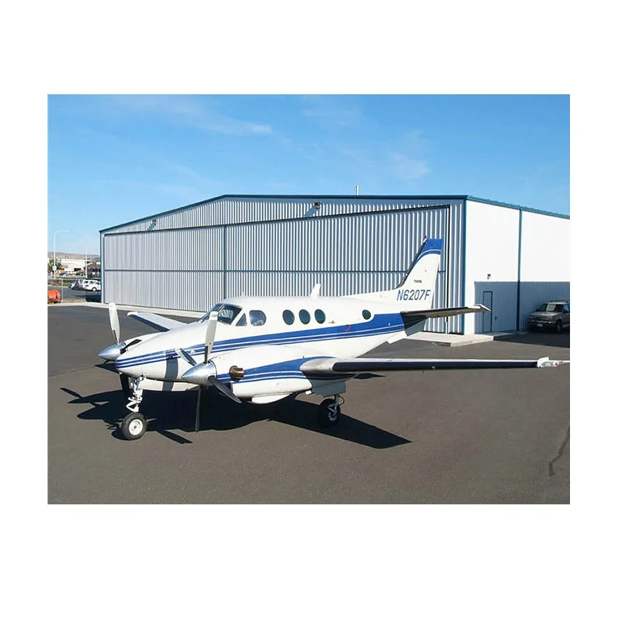 Эффективный стальной конструкционный ангар для быстрого строительства