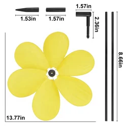 Модная Радужная ветряная мельница, декоративные игрушки, ветряная мельница, украшение