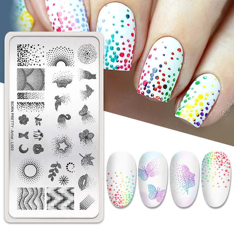 
BORN PRETTY Artist Series Stainless Steel Nail Art Stamp Tools Nail Stamping Plate 