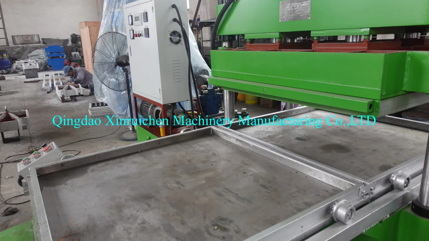 Down Stroke Type rubber interlock brick making machine/rubber tiles production equipment