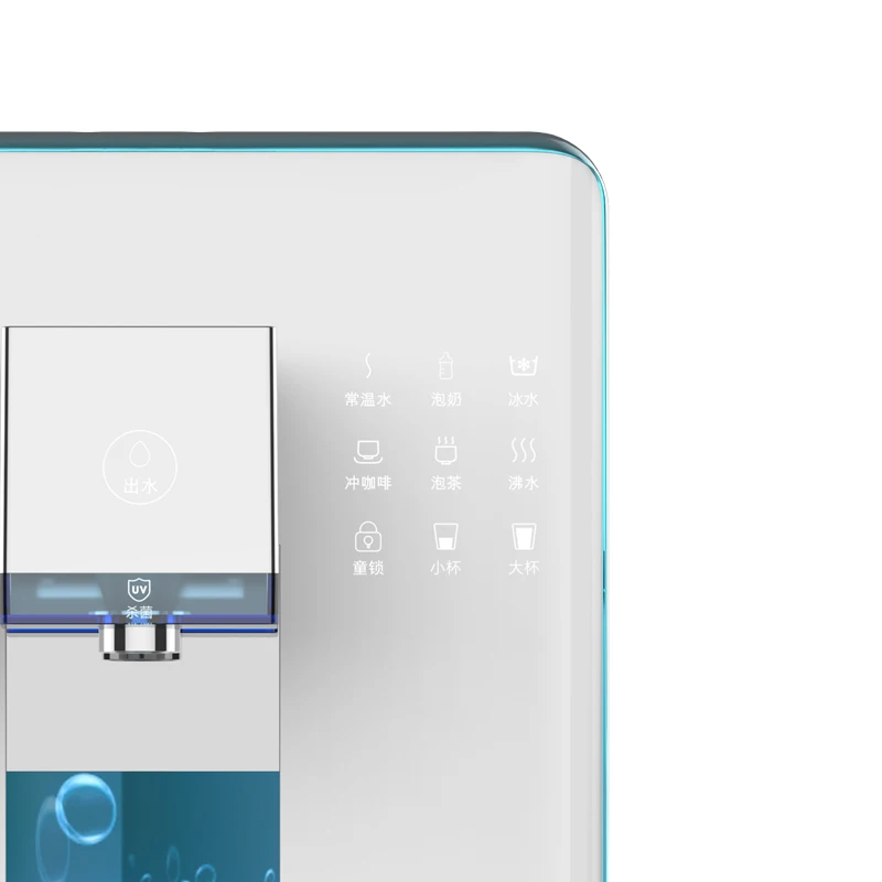 High-end Chinese Hot And Cold Water Purifier Tabletop RO Water Dispenser With Hydrogen Generator