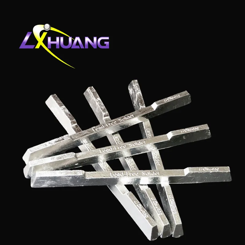 Lichuang  high quality super welding wire silver solder tin bar Sn-3.8Ag-0.7Cu lead free welding rod for welding