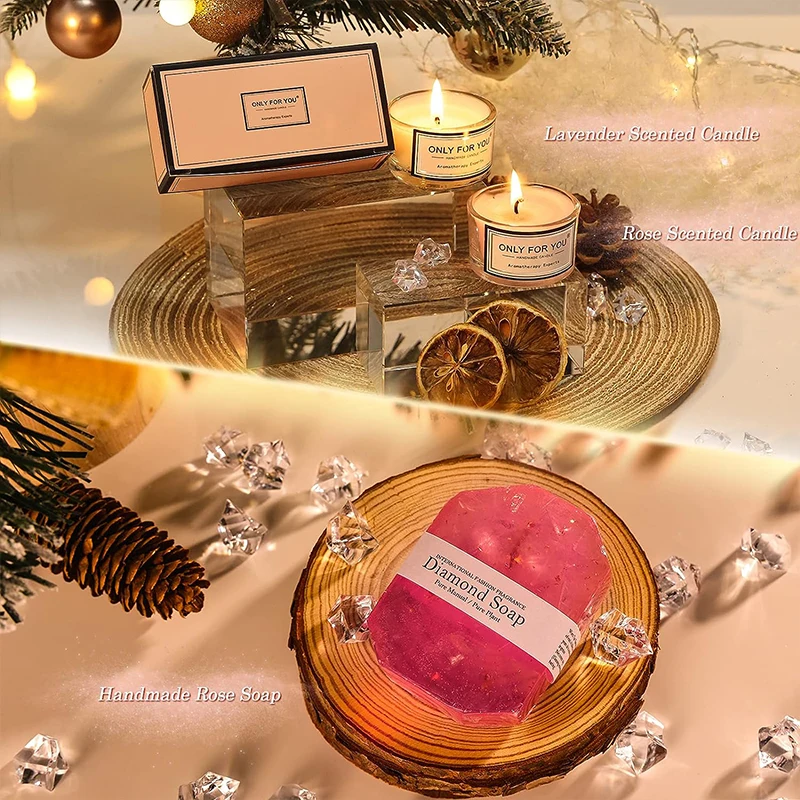 12Pcs Women Care Package Mug Gift Set Cozy Blanket Face Roller Bath Bomb Spa Gift Baskets Valentine Birthday Day Gifts For Mom