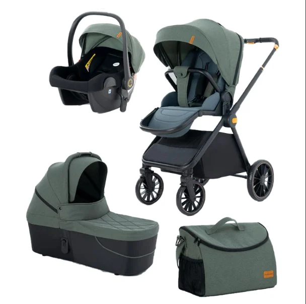 Manufacturer  Light Weight Foldable 4 Wheel Stroller For Children / Safety Baby Kids Stroller