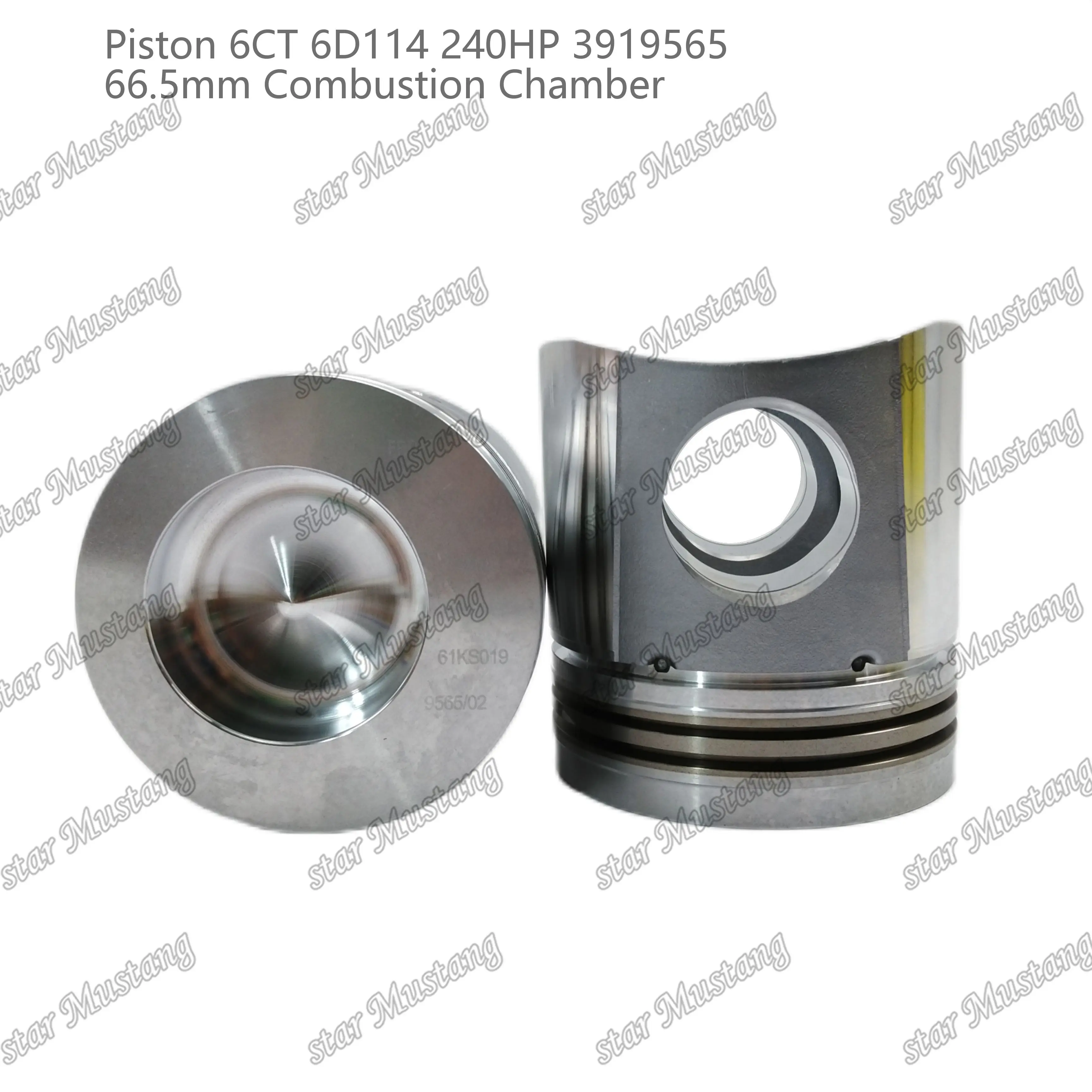 6CT 6D114 Piston 3919565 Suitable For Cummins Engine Parts