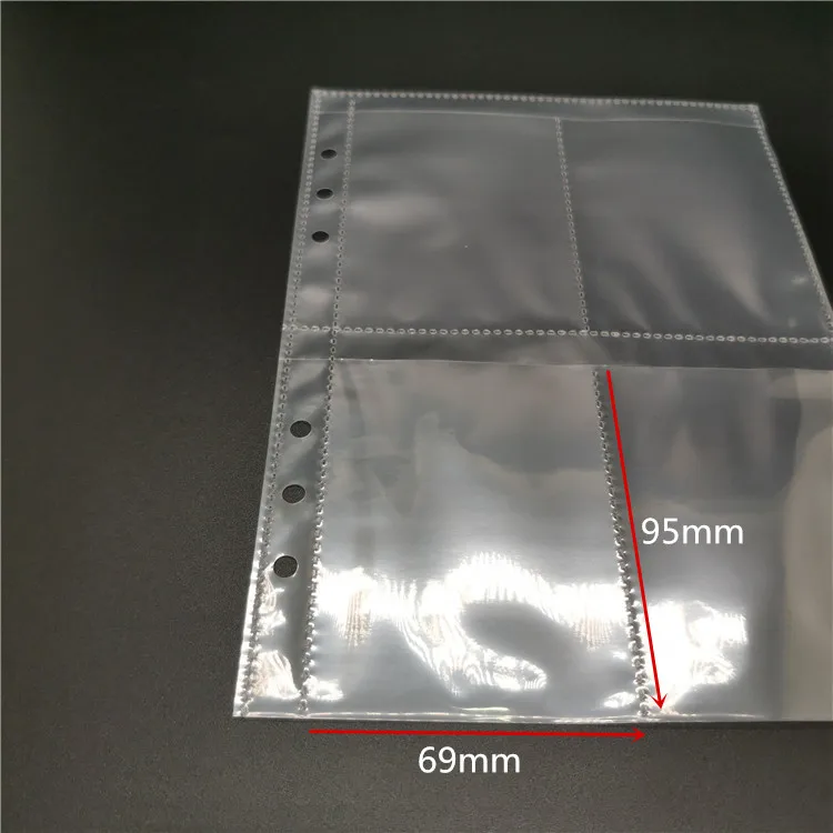 2024  new  Top loading double sided 4 pocket card sleeves PP card protector sleeves for China   Manufactory