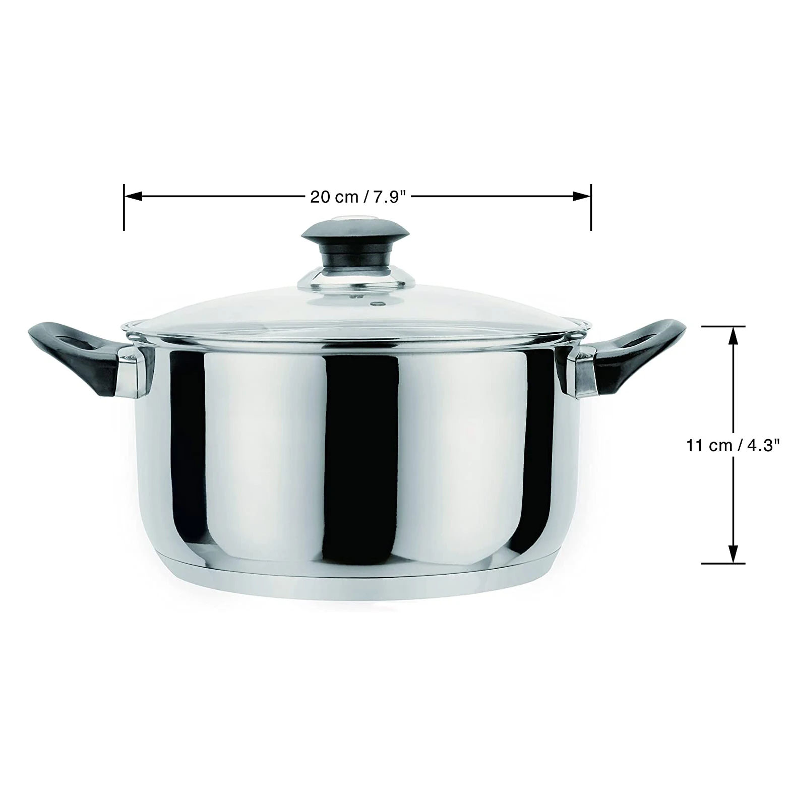 10 Pcs stainless steel cookware sauce pot casserole fry pan set metal cooking pots set