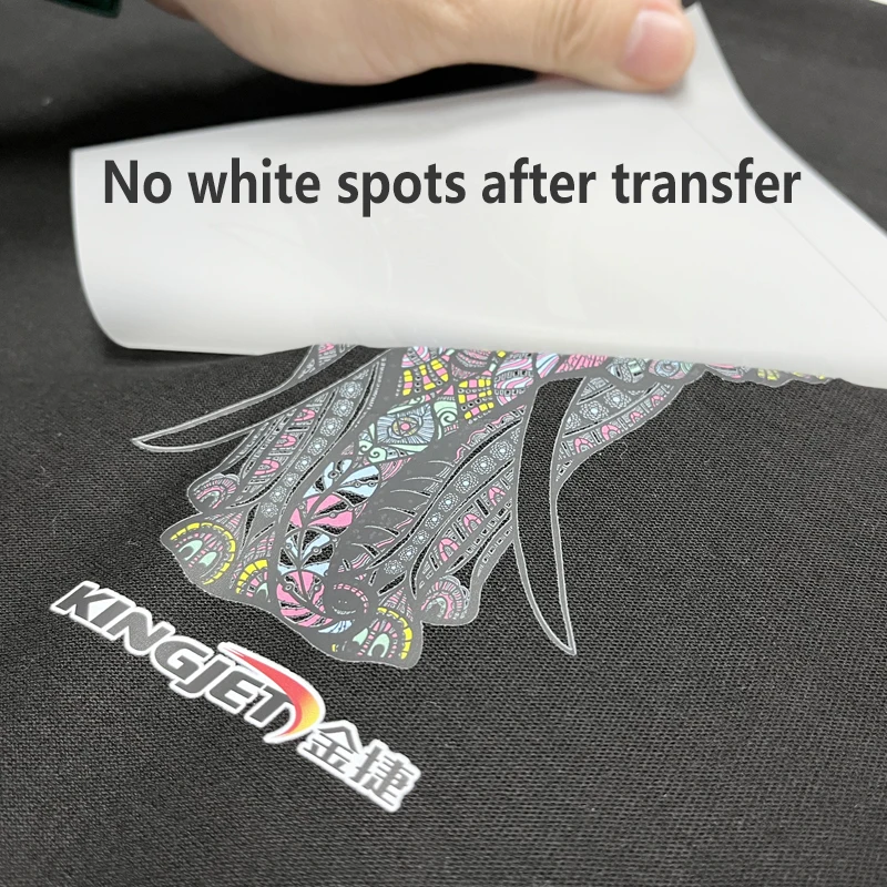 Hot peel 33cm dtf pet film roll dtf transfer paper film