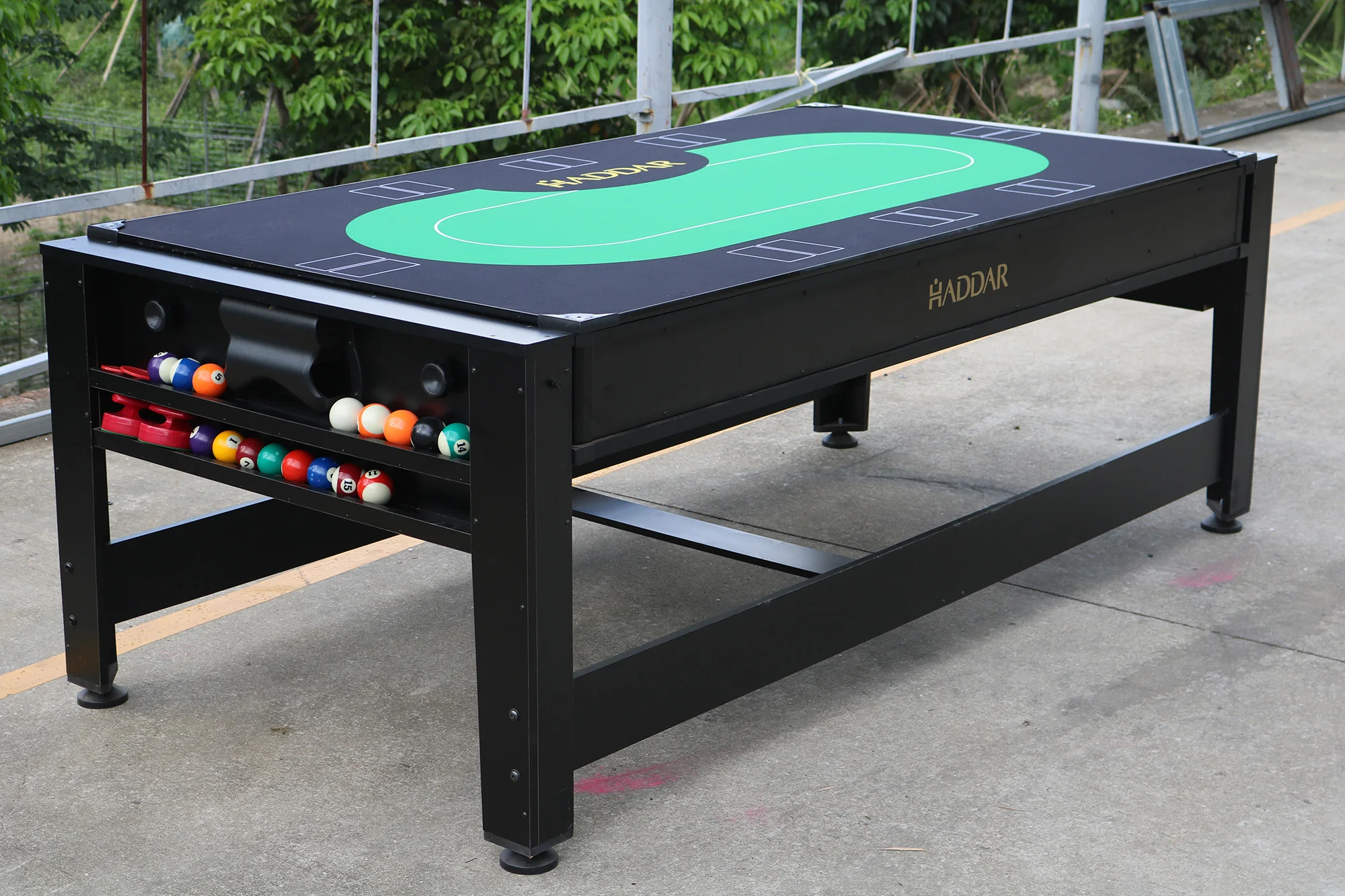 Wholesale High Quality 5-in-1 Multifunctional Indoor Sports Game Table for Basketball Hockey Poker and Table Tennis Games