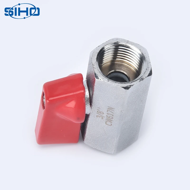 3/8 Inch stainless steel 304 cw617n mini ball valve with female thread
