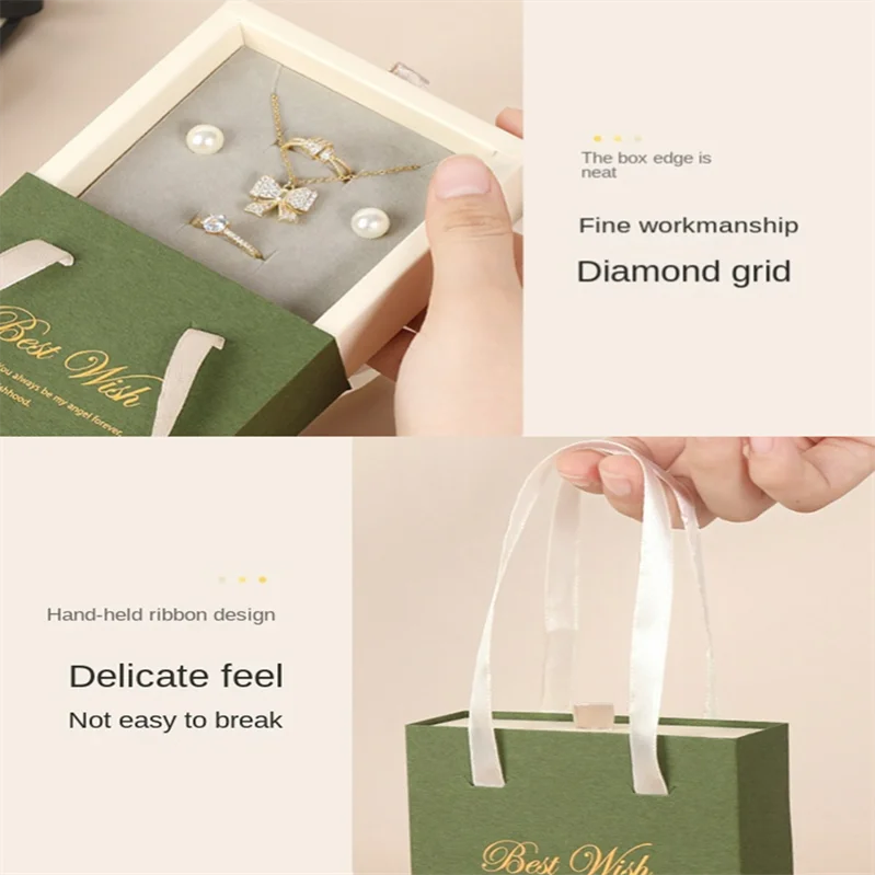 Hot-selling factory wholesale custom logo jewelry box packaging small jewelry box packaging small gift boxes for jewelry