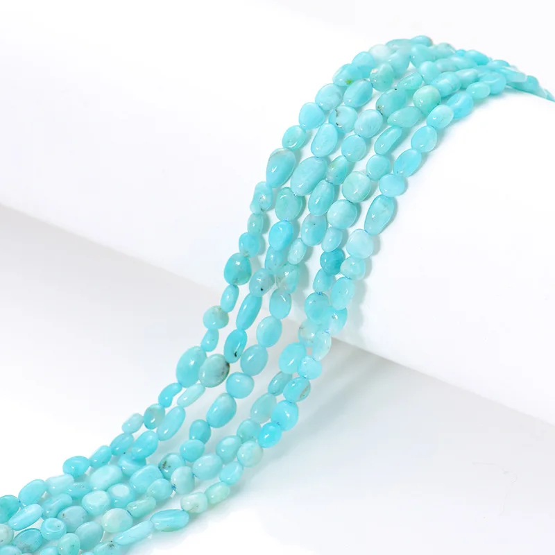 Irregular Shape Smooth Precious Gem Stone Beads Lavender Amethyst Rose Quartz aquamarine prehnite Stone Beads Accessories