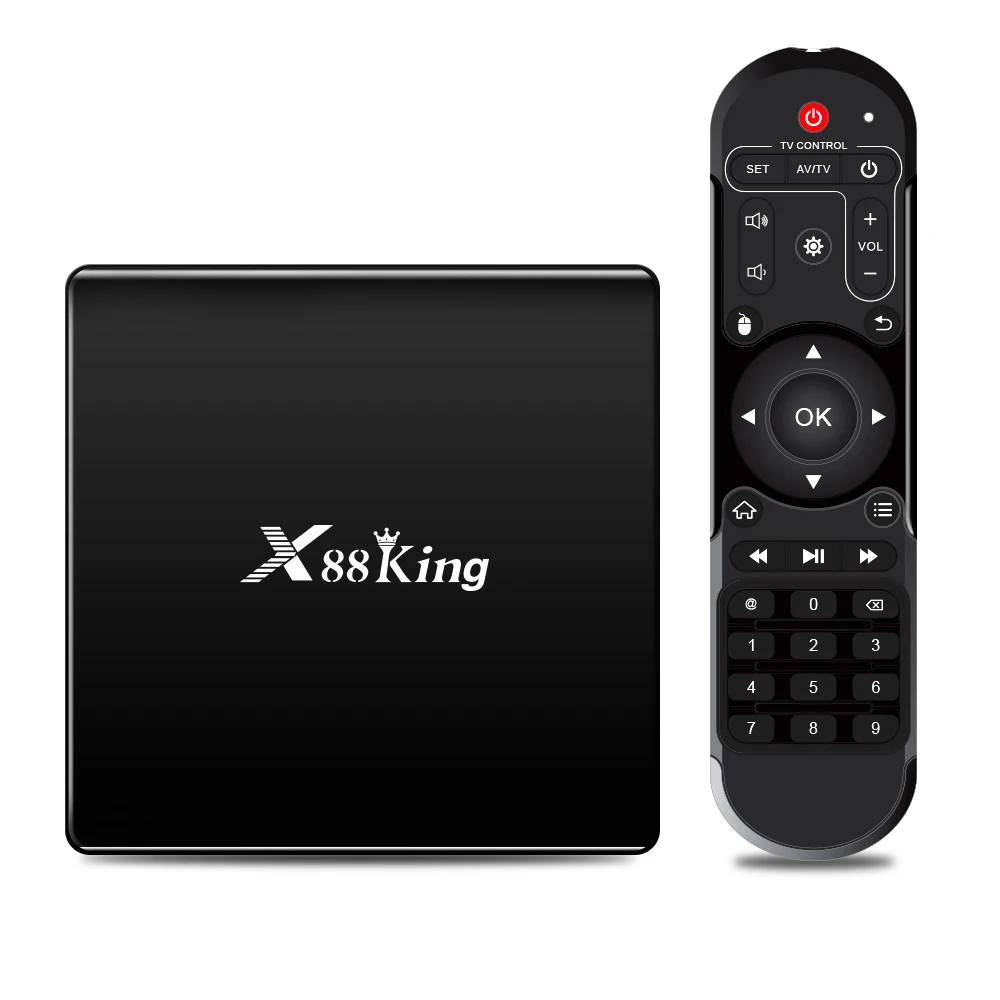  ТВ-приставка X88 King S922X 4G RAM 128G ROM smart Android 9 real 4K телеприставка для