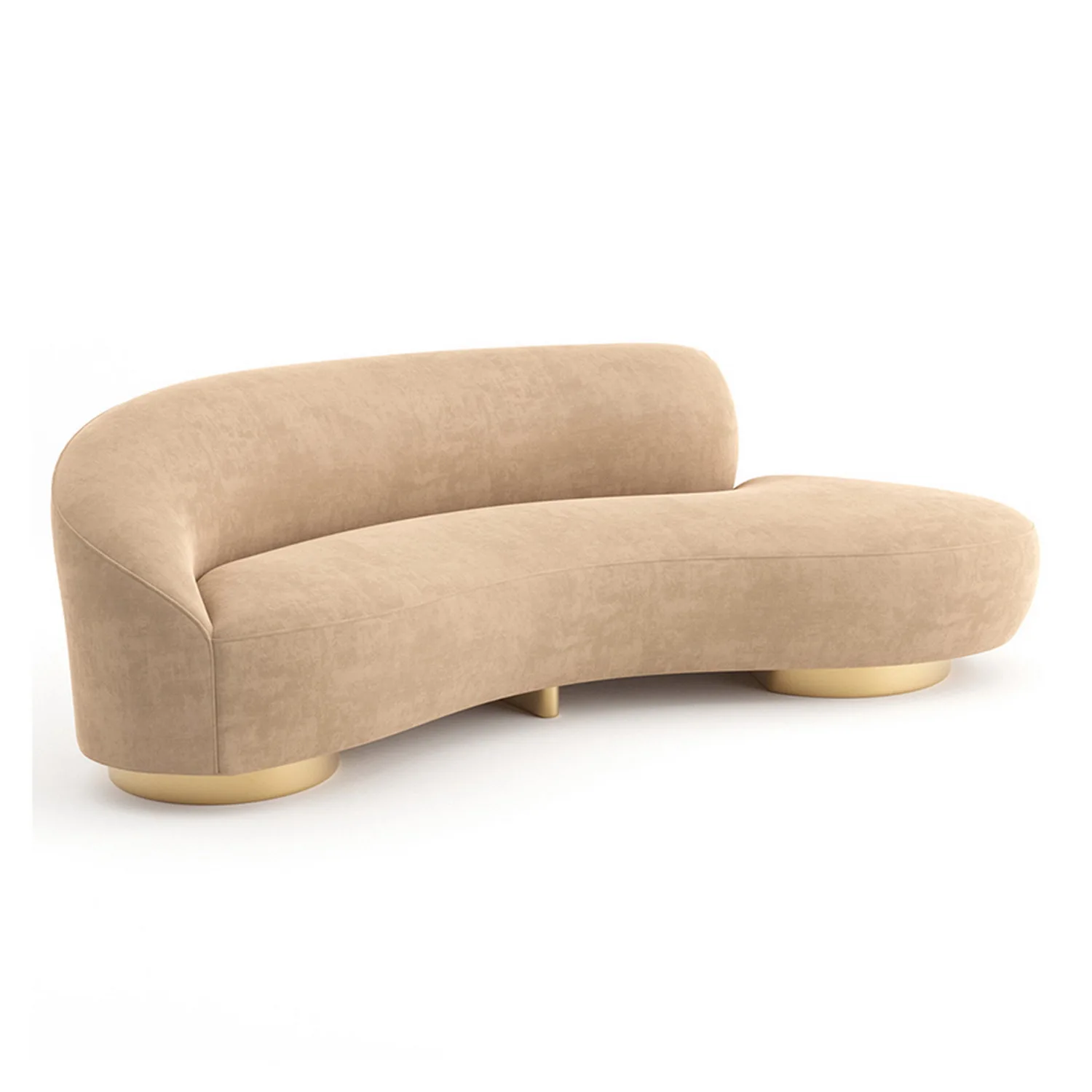 Beauty Salon Model Office Club Reception Couch Large Living Room Special-shaped Multi-person Sofa House Curved Sofa