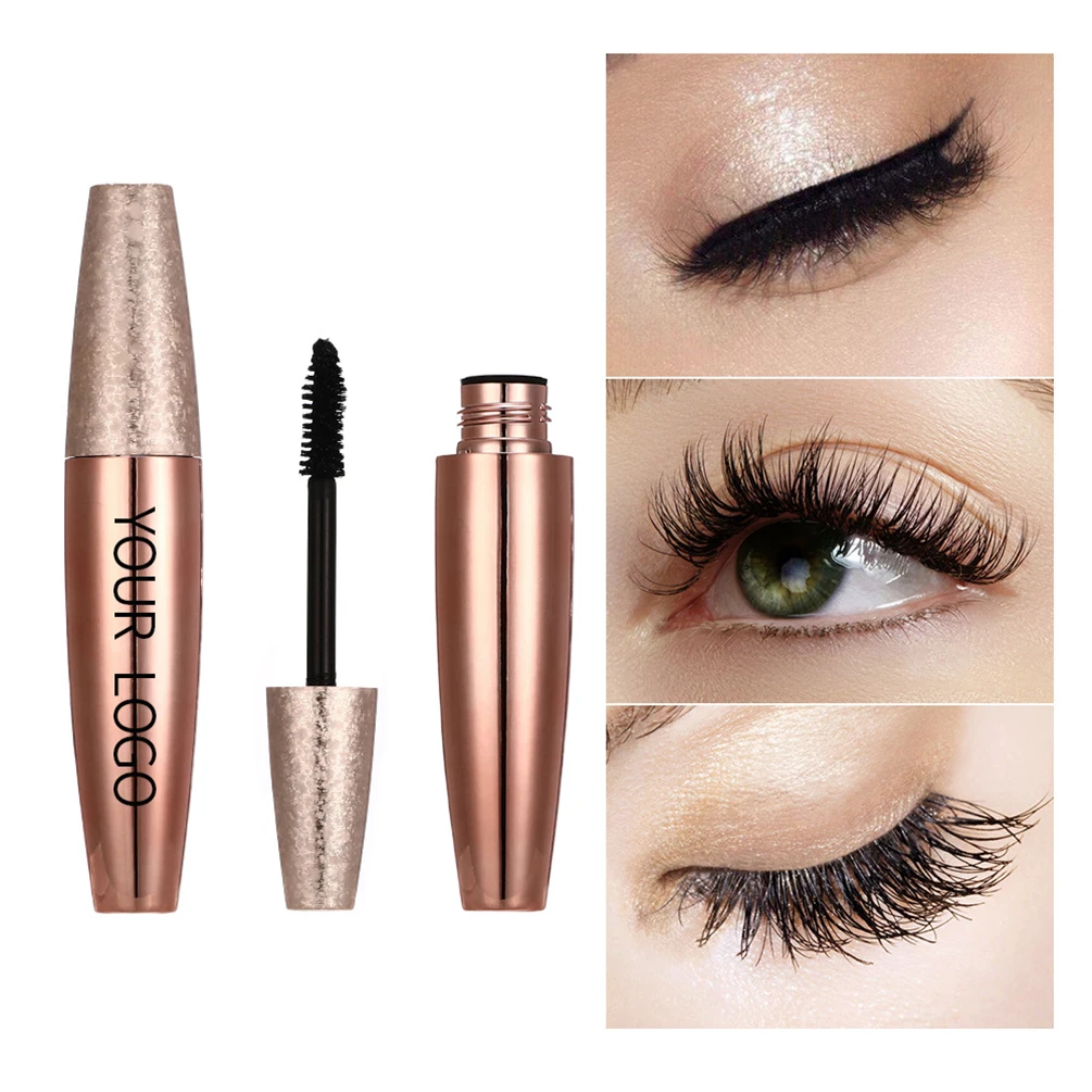 Golden Dense Waterproof Anti-sweat Mascara Private Label Slender Curly Long-lasting Non-smudge Non-makeup Primer