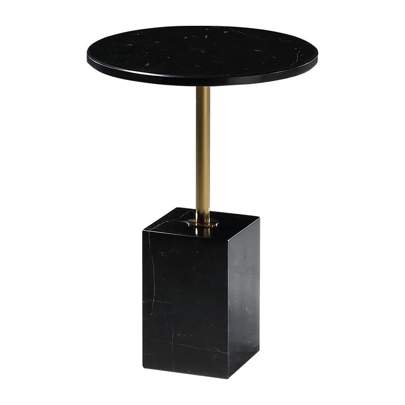 Современный стильный мраморный боковой столик, итальянский дизайн, Круглый боковой столик, мраморный журнальный столик