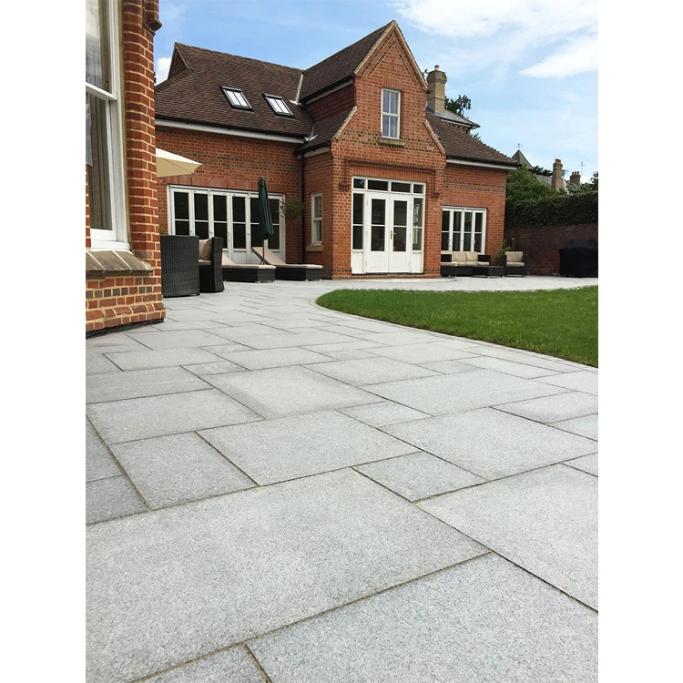 Newstar Outdoor Stone Non Slip Exterior Grey Granite Paver Patio Basalt Granite Stone Paving Slabs