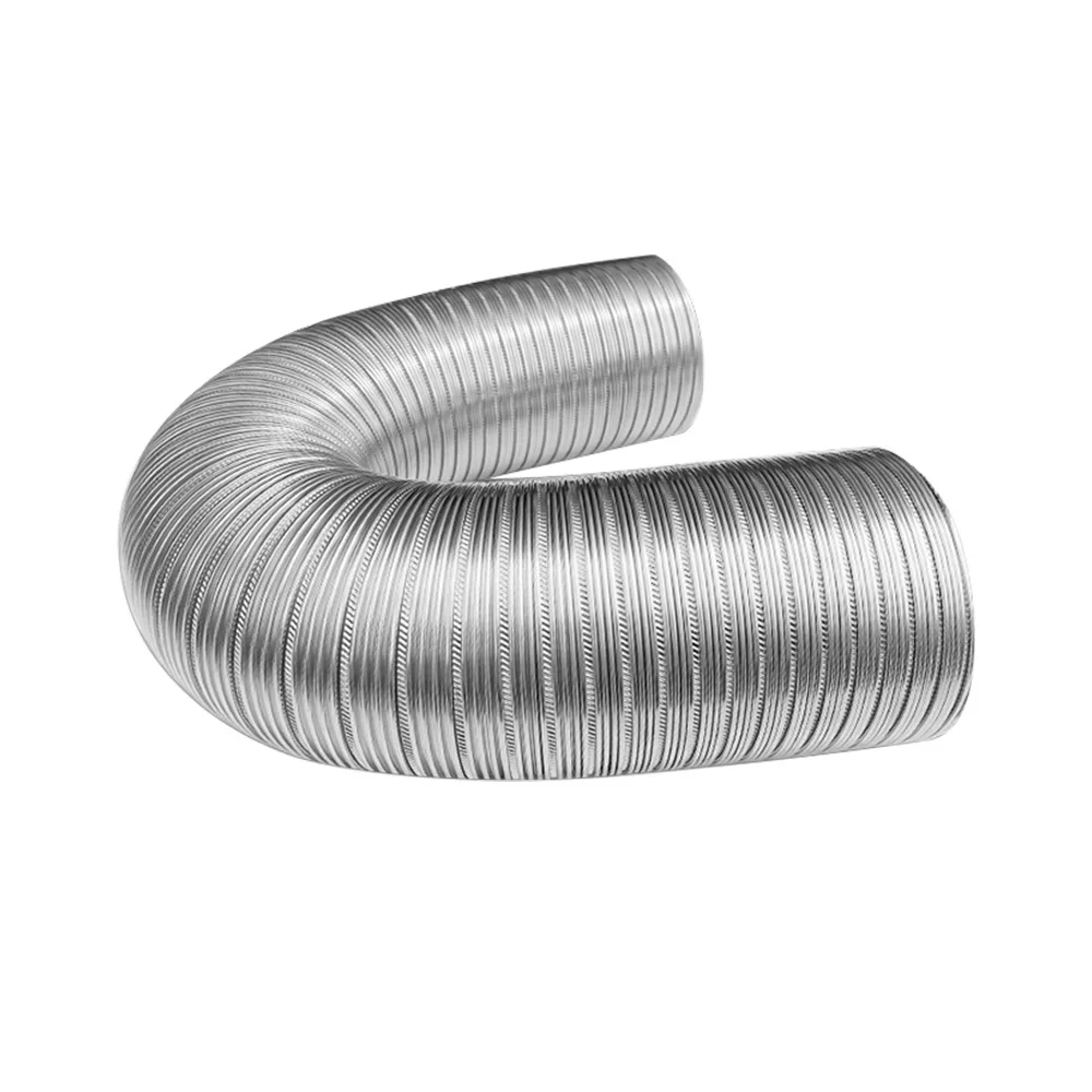 Superior Quality 3 4 5 6 8 10 Inch 6M Fireproofing 100% Aluminum Pipe 20Ft Semi Rigid Duct Aluminum Flex Duct Hose