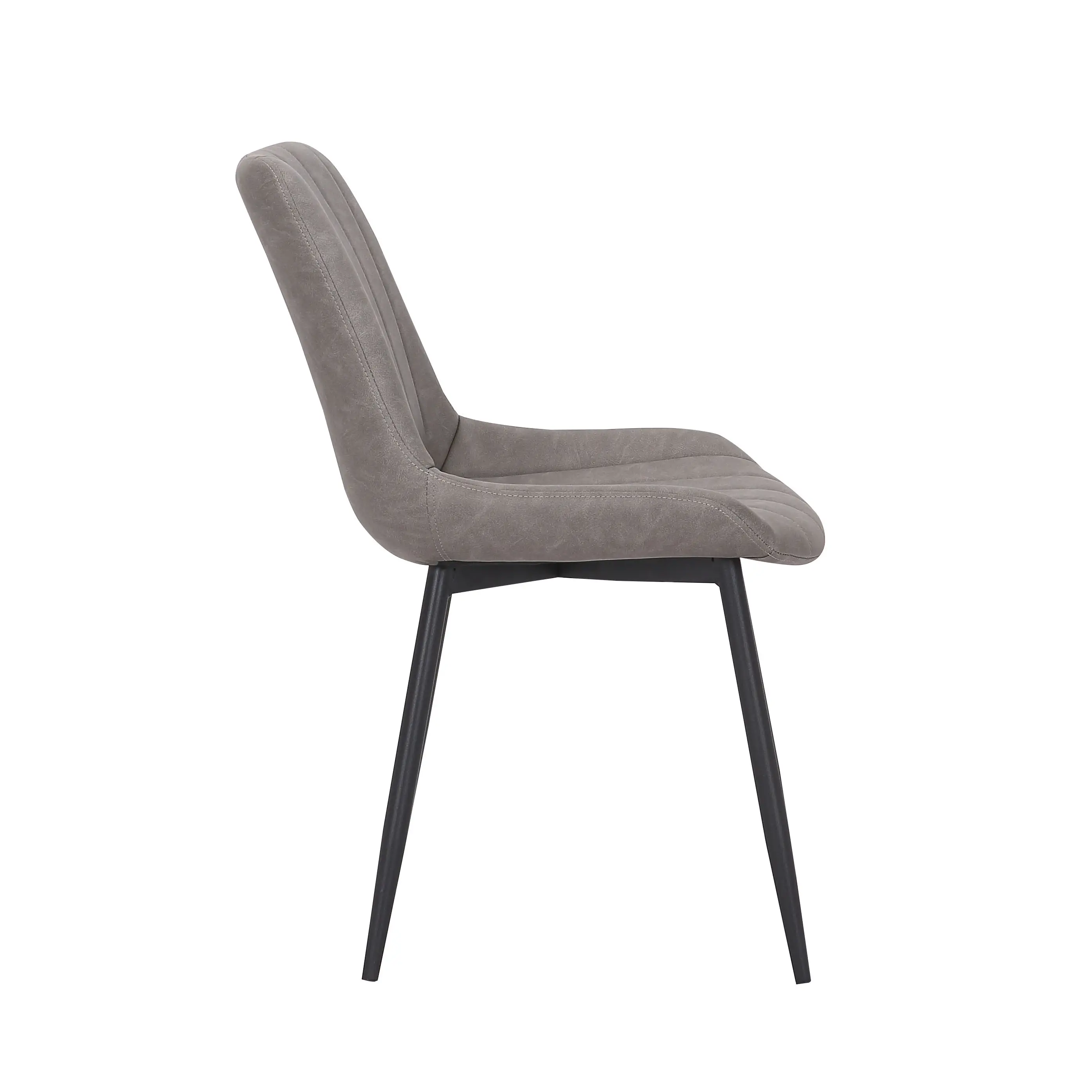 Partner China Furniture Manufacturer Pu Leather Chair Modern Metal Leg Restaurant Cafe Chair
