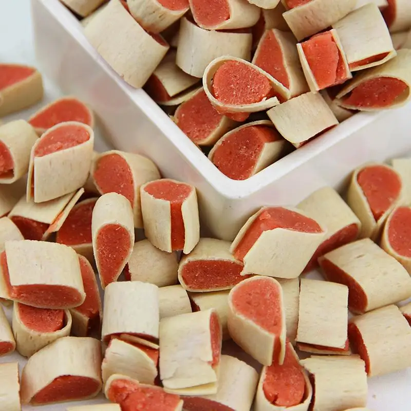 Лакомства для домашних животных OEM, снэки для натуральных куриных суши для собак и кошек