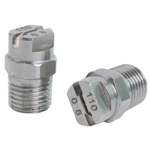 High quality Stainless Steel Industrial Low Pressure Water Jet Full Cone Spray Nozzle for Dust Suppression
