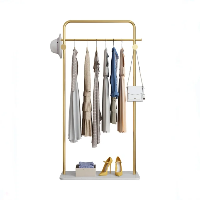 New Type Top Sale Modern Marble Base Multifunction Hanger Metal Coat Rack Stand