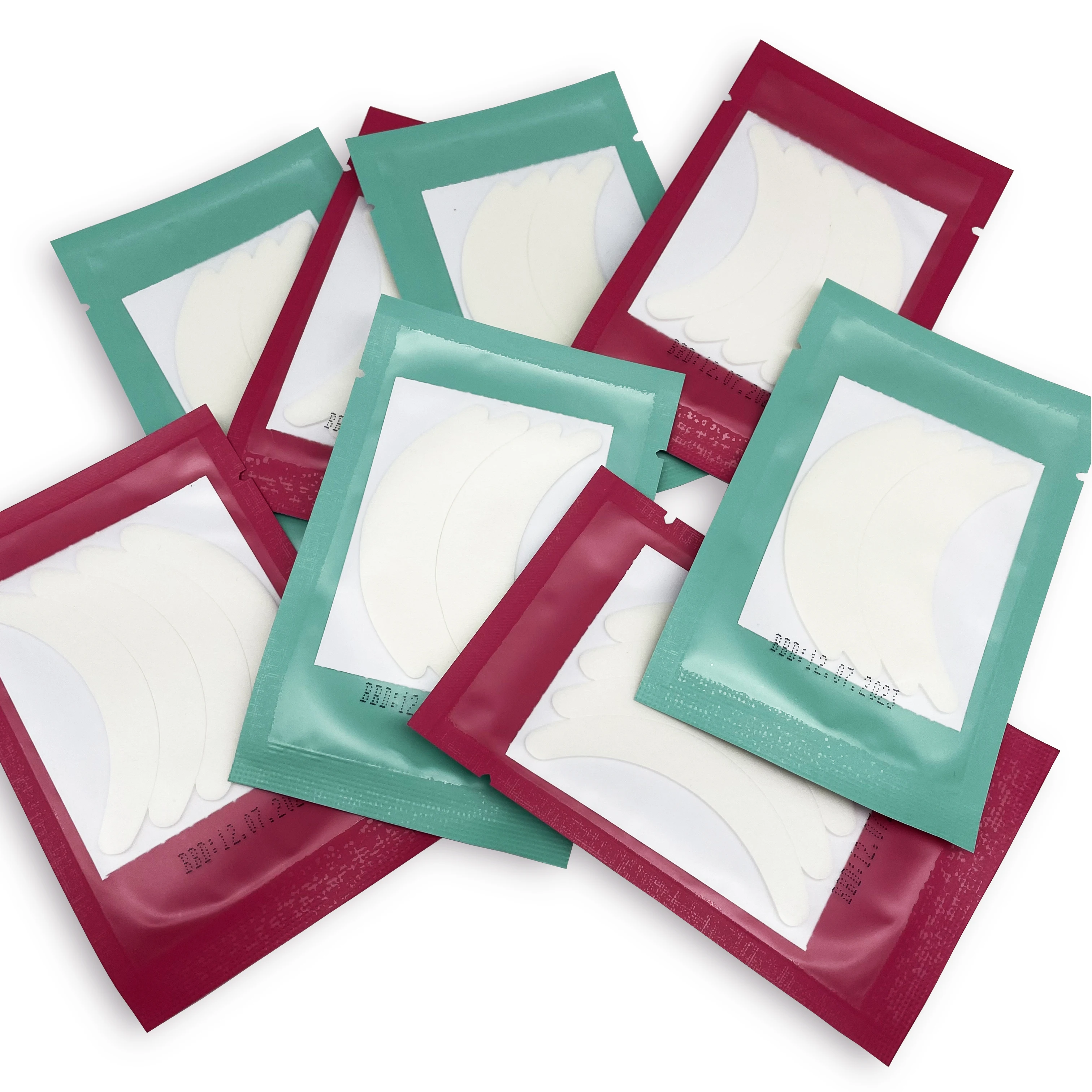 Private Label Custom Foam Tape Eye Pads Under Eye Patches For Eyelash Extension Lint Free Pads