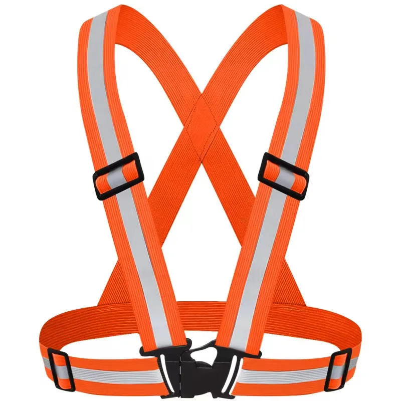 Wholesale Reflective Cycling Running Belt Safety Clothing Hi Vis Reflective Safety Vest
