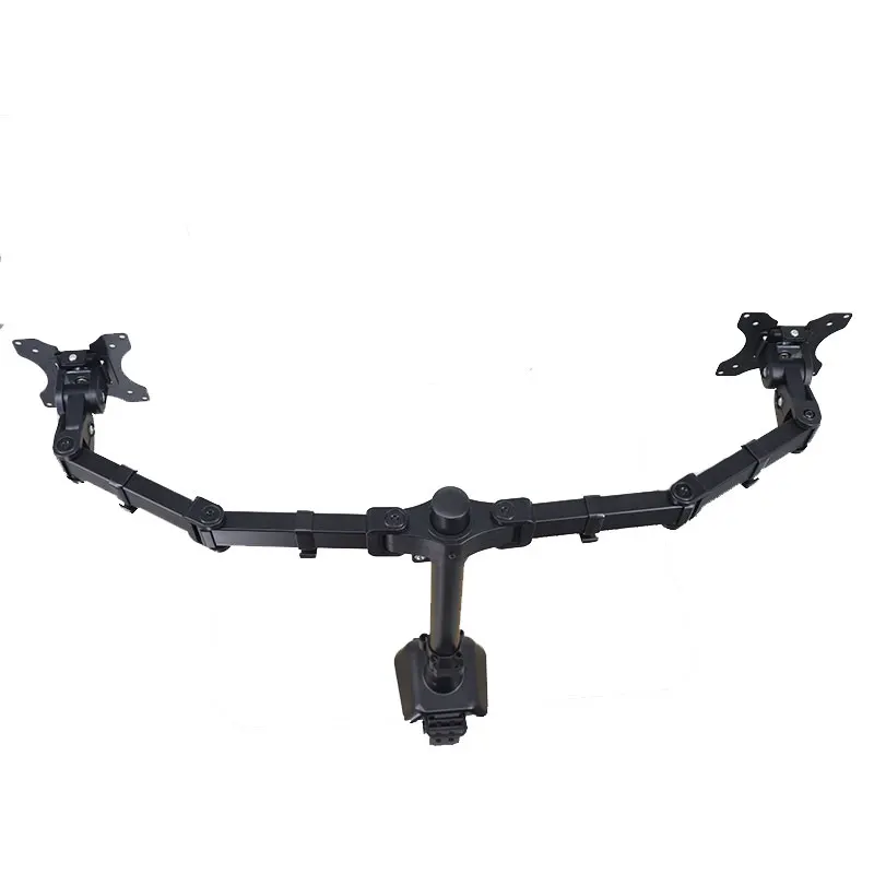 Wholesale universal dual arm monitor stand and laptop mount monitor wall mount arm support 32 inch LCD flat screen