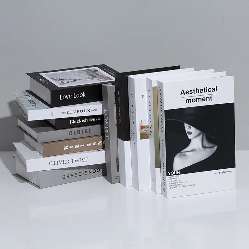 Fashion Art Decor Magazine Books Decorative for Coffee Table Home Decoration