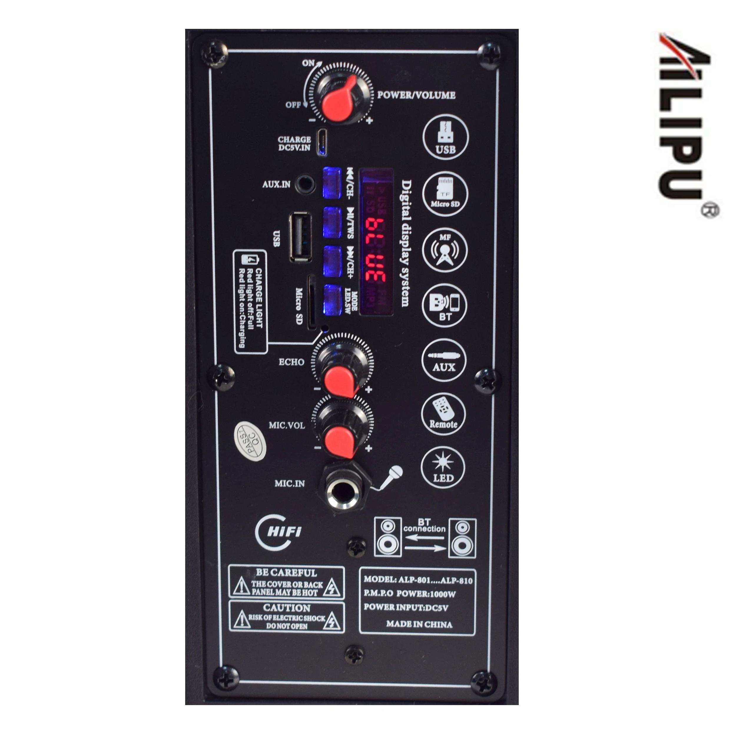 ALP Speaker 8 Inch Trolley Speaker Cheapest Price Party Speaker