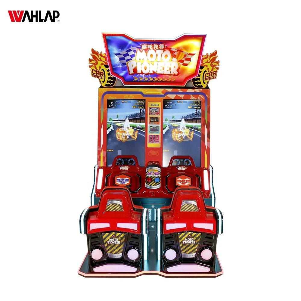 Mini Arcade coin operated arcade video games machine motor racing game for kids