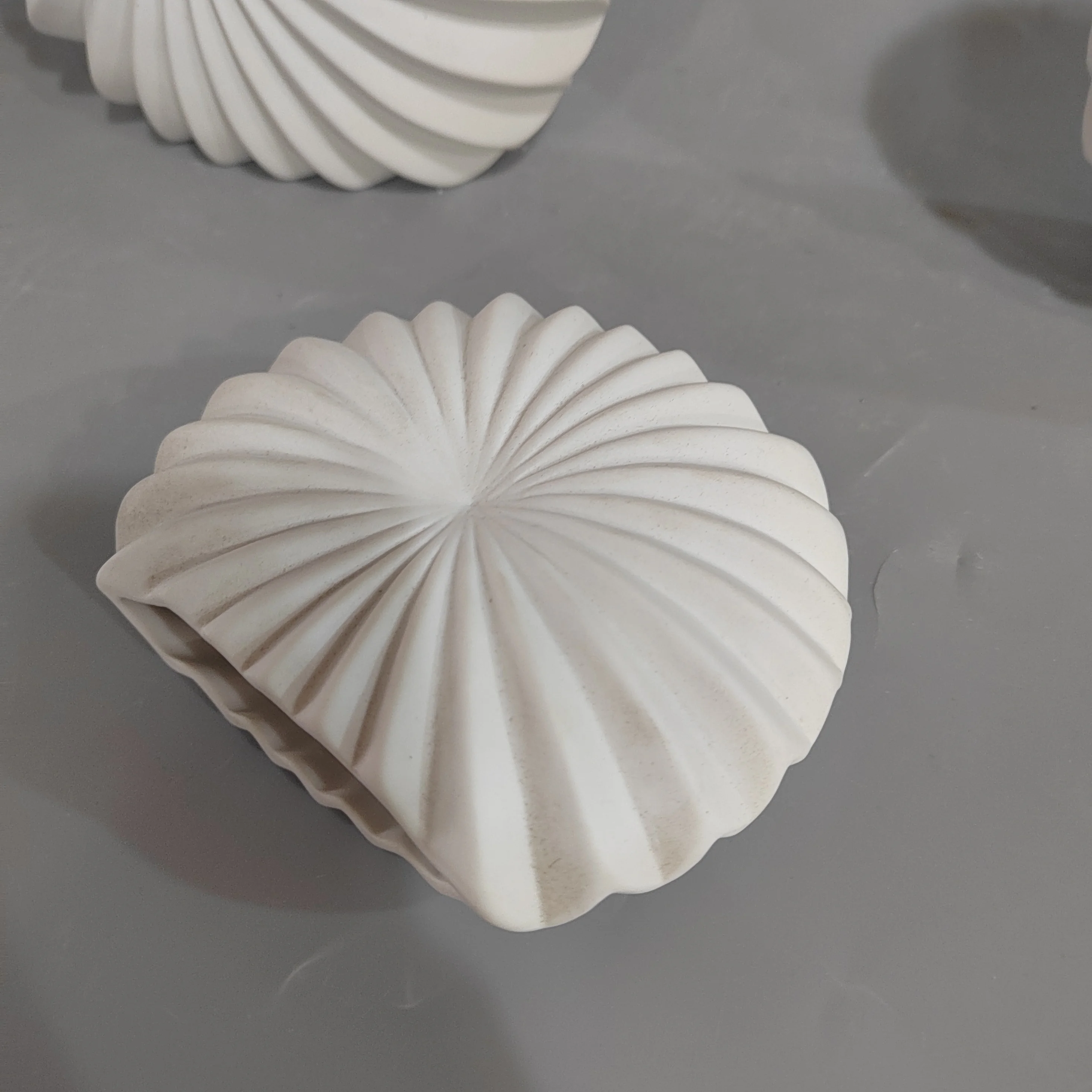 Modern Minimalist White Ceramic Flower Vase Porcelain Tabletop Home Decor with White Matte Glaze Unique Anniversary Gift